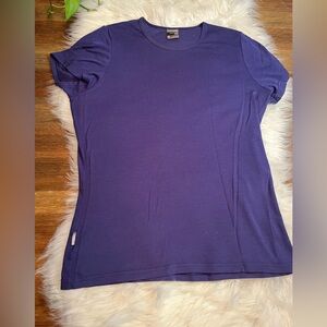 Icebreaker Women's Short Sleeve Tee in Deep Purple
